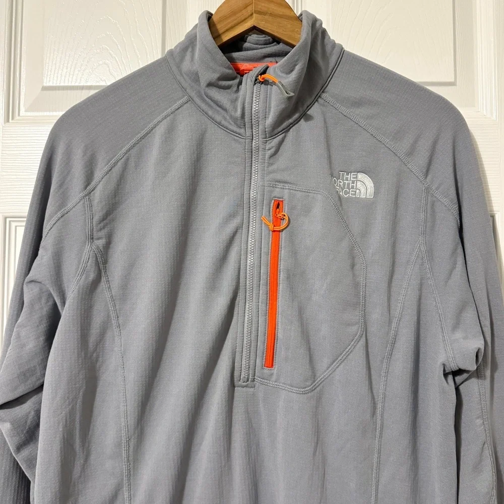 The North Face Men’s Half Zip Canyonland Pullover Sweater Size Large Gray